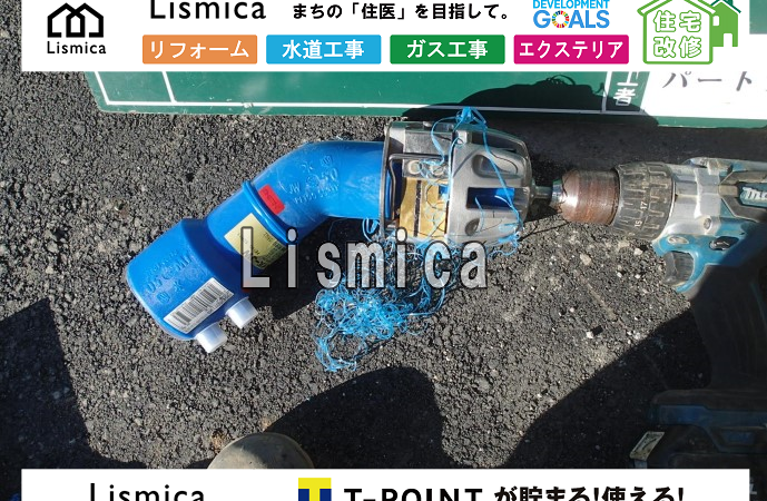 配水管改良工事に伴う路面復旧工事